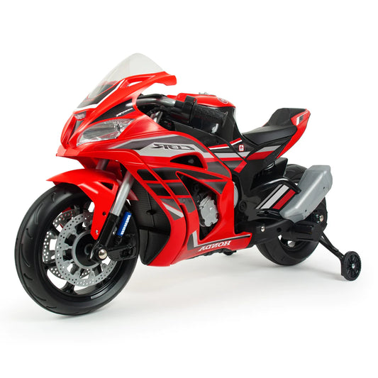 New 2025 Licensed Honda CBR Sport 1 Seater | 12V Upgraded Motorcycle With Removable Training Wheels | Ages 3-6