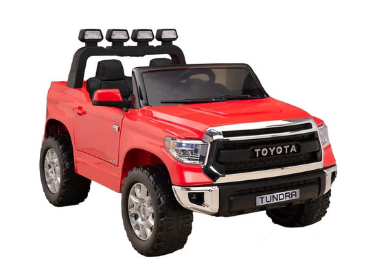 2025 Licensed Upgraded Toyota Tundra 12V | 2 Seater Kids Ride On Car | Leather Seats | Rubber Tires | Music | Remote