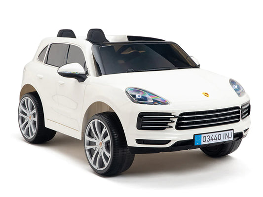 New 2025 Licensed Porsche Cayenne Big 1 Seater Ride On SUV | 12Volt | Leather Seat | Rubber Tires | Remote | Music