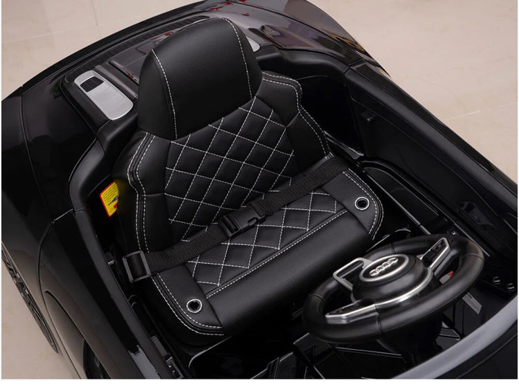 2025 Licensed Audi R8 Spyder 12V Ride On Car | 1 Seater | Upgraded Suspension | Leather Seat | Rubber Tires | Remote