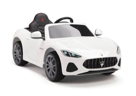2025 Licensed 12V Maserati GranCabrio 1 Seater Ride On Car | Leather Seat | Rubber Tires | Bluetooth | Remote