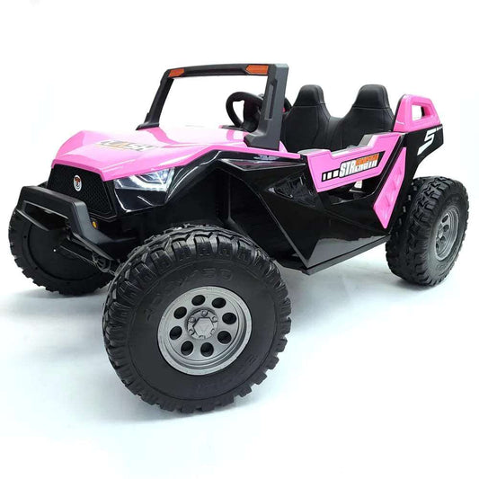 2024 Kids Electric OFF-ROAD BUGGY Pink SX 1928 24V | 4x4 | Mp3 | 15 ‘ Wheels | Leather Seats | Rubber Tires | Remote