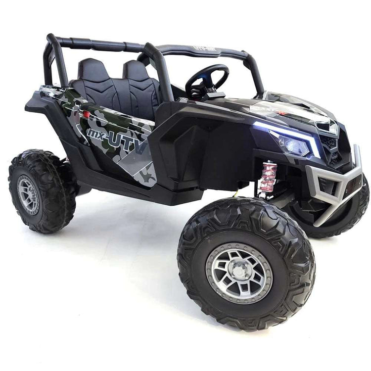 2024 Upgraded UTV MX613 XXL 4x4 | 24V | 2 Seater Ride-On | TV Mp4 Screen | Leather Seats | Rubber Tires | Remote
