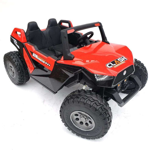 2024 Kids Electric OFF-ROAD BUGGY Red SX 1928 24V | 4x4 | MP4 TV | 15 ‘ Wheels | Leather Seats | Rubber Tires | Remote