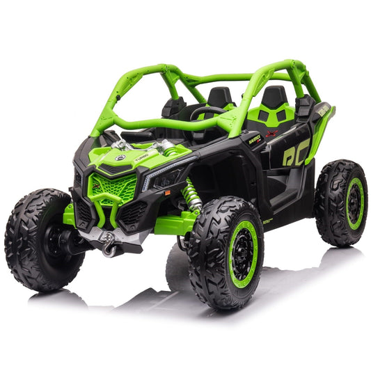 2025 | 2x24V Licensed CAN AM RS Maverick UTV Kids' Ride-On Car Large 2 Seater Buggy | 4x4 Upgraded | Leather Seats | Rubber Tires | 800Watts | Remote