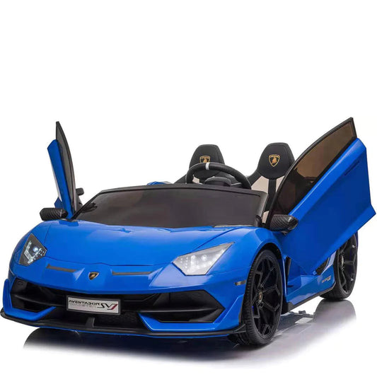 Licensed 2025 Lamborghini Aventador Upgraded Ride-On SVJ DRIFT, 24 Volt, 2 Seater | Leather Seats | Rubber Tires | Remote | Up T0 12MPH