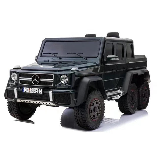 2025 Licensed Mercedes G63 | 6x6 | 24V Ride-On | Upgraded | 6 Motors | Leather Seats | Rubber Tires | Big 2 Seater | Remote