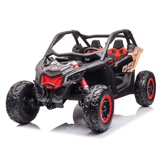 2025 | 48V CAN AM UTV Licensed 4x4 Electric Kids' Ride-On Car 2 Seater Buggy Upgraded | Leather Seats | Rubber Tires | Remote