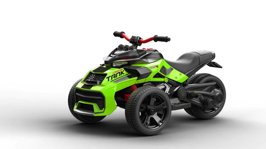 2025 New Item | 12V Freddo 3 Wheel 2 Seater Ride on Upgraded Motorcycle | Leather Seat | Rubber Tires  | 5 Colors | Pre Order