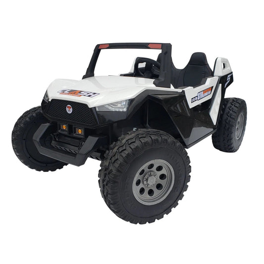 2025 Kids Electric OFF-ROAD BUGGY White SX 1928 24V | 4x4 | MP4 TV | 15 ‘ Wheels | Leather Seats | Rubber Tires | Remote | Pre Order