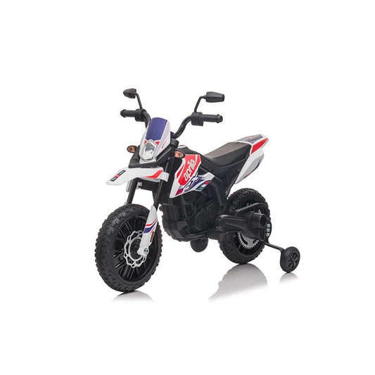 New 2025 Licensed Upgraded Aprilia 1 Seater 12V Motorcycle W Training Wheels | LED Lights | Ages 3-8 | Remote