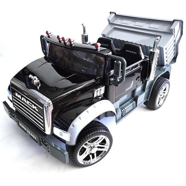 Licensed 2025 Mack Truck 24V | 2 Seater Ride-On | Leather Seats | Upgraded | Rubber Tires | Remote | Pre Order
