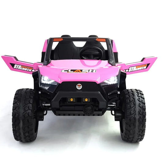 2025 Kids Electric OFF-ROAD BUGGY Pink SX1928 24Volt | 4x4 | Mp3 | 15 ‘ Wheels | Leather Seats | Rubber Tires | Remote | Pre Order