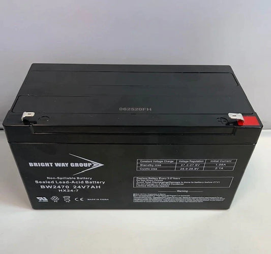 24 Volt 7ah Battery Upgraded Replacement for Unimog & More | For Ride on Cars